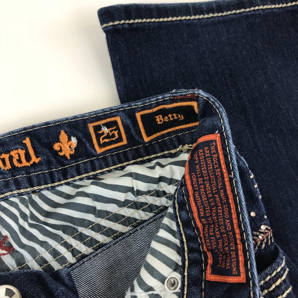 🛑 SOLD Rock Revival Womens Boot Betty Jeans Size - Picture 8 of 8